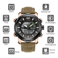 MEGIR 2089 Dual Display Men Military Sport Watches Men's Digital Analog Quartz Wrist Watch Clock Hour Hot Selling